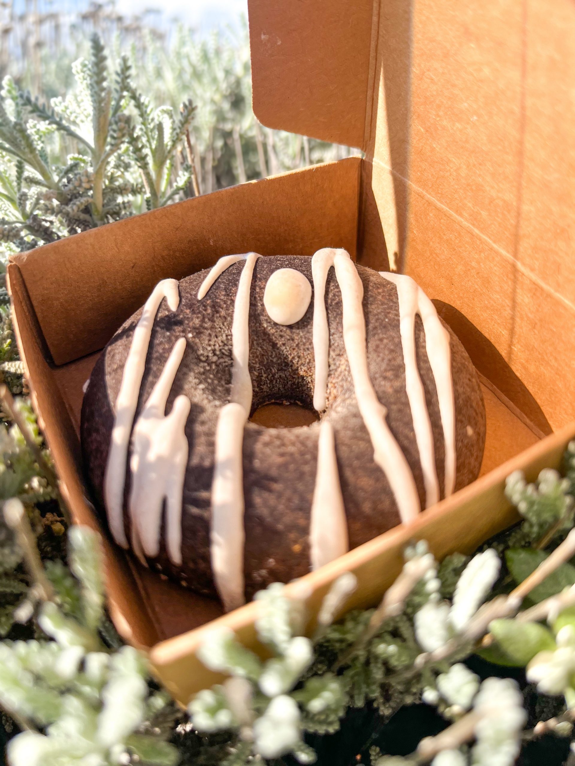 Donut de chocolate: jabón de aceite de oliva y almendras dulces